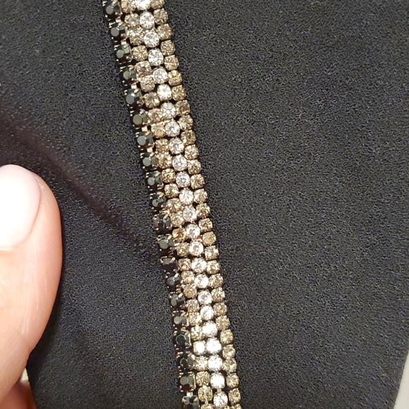 Dynamite V Neckline Dress with Rhinestones - Picture 5 of 16